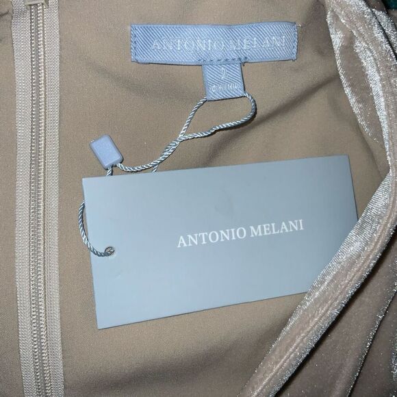 Antonio Melani Long Sleeve Velvet Jumpsuit size 2 - Picture 2 of 5